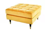 Taburet COZY VELVET 80 CM tmavě žlutý samet Taburet COZY VELVET 80 CM tmavě žlutý samet
