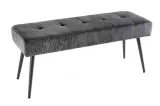 Lavice BOUTIQUE 100 CM tmavě šedá manšestr Lavice BOUTIQUE 100 CM tmavě šedá manšestr