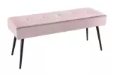 Lavice BOUTIQUE 100 CM růžová samet Lavice BOUTIQUE 100 CM růžová samet