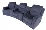 3SET televizní křeslo HOLLYWOOD tmavě šedé strukturovaná látka 3SET televizní křeslo HOLLYWOOD tmavě šedé strukturovaná látka