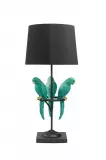 Stolní lampa WILDLIFE PARROT 75 CM černá tyrkysová Stolní lampa WILDLIFE PARROT 75 CM černá tyrkysová