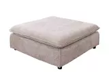 Luxusní taburet HEAVEN 100 CM šampaňský colin bouclé Luxusní taburet HEAVEN 100 CM šampaňský colin bouclé