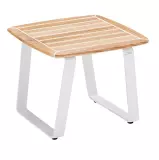 Zahradní odkládací stolek WING WHITE s jachtařským lepidlem Zahradní odkládací stolek WING WHITE s jachtařským lepidlem