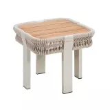 Zahradní odkládací stolek BORROMEO TAUPE Zahradní odkládací stolek BORROMEO TAUPE