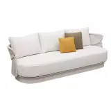 Zahradní třímístná pohovka AiO TAUPE WHITE Zahradní třímístná pohovka AiO TAUPE WHITE