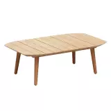 Zahradní konferenční stolek LEO 120 CM WHITE Zahradní konferenční stolek LEO 120 CM WHITE