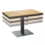 Zahradní výškově nastavitelný stůl POLO 2.0 100 CM BLACK Zahradní výškově nastavitelný stůl POLO 2.0 100 CM BLACK