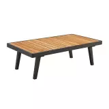 Zahradní konferenční stolek EMOTI 120 CM BLACK