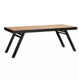 Zahradní jídelní stůl YORK 200 CM BLACK Zahradní jídelní stůl YORK 200 CM BLACK