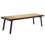 Zahradní jídelní stůl YORK 260 CM BLACK Zahradní jídelní stůl YORK 260 CM BLACK