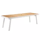 Zahradní jídelní stůl YORK 260 CM WHITE Zahradní jídelní stůl YORK 260 CM WHITE