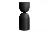 Váza SANDGLASS L 55 CM černá železo Váza SANDGLASS L 55 CM černá železo