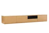 Závěsný televizní stolek LOFT 200 CM dub/černá Závěsný televizní stolek LOFT 200 CM dub/černá