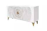 Komoda GOLDEN SUNSET 140 CM bílá masiv mango