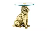 Odkládací stolek WILDLIFE LION 60 CM zlatý Odkládací stolek WILDLIFE LION 60 CM zlatý
