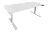 Výškově nastavitelný psací stůl WHITE DESK 140 CM Výškově nastavitelný psací stůl WHITE DESK 140 CM