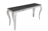 Konzolový stolek MODERN BAROCCO 140 CM chrom slinutý kámen Konzolový stolek MODERN BAROCCO 140 CM chrom slinutý kámen