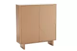 Vysoká komoda SAVOY 3D 130 CM béžová/travertin Vysoká komoda SAVOY 3D 130 CM béžová/travertin