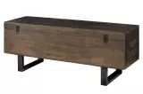 Univerzální truhla FACTORY 115 CM taupe hnědá masiv mango Univerzální truhla FACTORY 115 CM taupe hnědá masiv mango