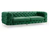 Pohovka MODERN BAROCCO 240 CM smaragdově zelená samet Pohovka MODERN BAROCCO 240 CM smaragdově zelená samet