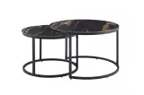 2SET konferenční stolek ELEGANCE AURORA ORO 75 CM keramika 2SET konferenční stolek ELEGANCE AURORA ORO 75 CM keramika