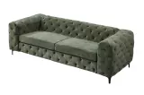 Pohovka MODERN BAROCCO 235 CM tmavě zelená samet Pohovka MODERN BAROCCO 235 CM tmavě zelená samet