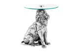 Odkládací stolek WILDLIFE LION 60 CM stříbrný Odkládací stolek WILDLIFE LION 60 CM stříbrný