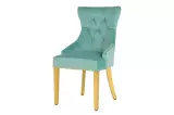 2SET židle CASTLE DELUXE S RUKOJETÍ světle modrá samet 2SET židle CASTLE DELUXE S RUKOJETÍ světle modrá samet