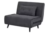 Rozkládací křeslo SMART MULTIFUNCTION 100 CM šedá manšestr Rozkládací křeslo SMART MULTIFUNCTION 100 CM šedá manšestr