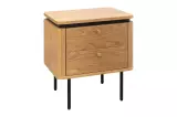 Noční stolek ATELIER 55 CM dubová dýha Noční stolek ATELIER 55 CM dubová dýha