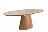Rozkládací jídelní stůl UNIQUE 160-200 CM keramika travertin/dýha dub Rozkládací jídelní stůl UNIQUE 160-200 CM keramika travertin/dýha dub