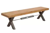Stolová lavice THOR 180 CM masiv divoký dub Stolová lavice THOR 180 CM masiv divoký dub
