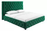 Postel PARIS CHESTERFIELD 180×200 CM tmavě zelená samet Postel PARIS CHESTERFIELD 180×200 CM tmavě zelená samet