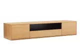 Závěsný televizní stolek LOFT 150 CM dub/černá Závěsný televizní stolek LOFT 150 CM dub/černá