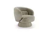 Křeslo BOSSA NOVA otočné taupe colin bouclé Křeslo BOSSA NOVA otočné taupe colin bouclé