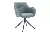 2SET židlo-křeslo EUPHORIA zelená kůže otočná 180° 2SET židlo-křeslo EUPHORIA zelená kůže otočná 180°