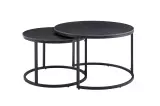 2SET konferenční stolek ELEGANCE ANTRACIT 75 CM keramika 2SET konferenční stolek ELEGANCE ANTRACIT 75 CM keramika