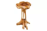 Odkládací stolek WILD ROOT 70 CM masiv teakové dřevo Odkládací stolek WILD ROOT 70 CM masiv teakové dřevo