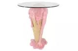 Bistro stolek ICE CREAM 75 CM růžový/béžový Bistro stolek ICE CREAM 75 CM růžový/béžový