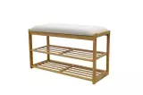 Botník ZEN-BO 80 CM bambus přírodní/béžová Botník ZEN-BO 80 CM bambus přírodní/béžová