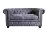 Pohovka CHESTERFIELD 2M antik šedá Pohovka CHESTERFIELD 2M antik šedá
