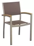 Zahradní jídelní židle HECK TAUPE Zahradní jídelní židle HECK TAUPE