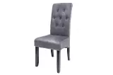 2SET židle VALENTINO grey black s krčním válečkem 2SET židle VALENTINO grey black s krčním válečkem