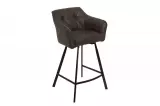 2SET barová židle LOFT antik šedá mikrovlákno 2SET barová židle LOFT antik šedá mikrovlákno