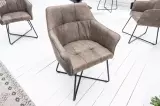 2SET jídelní židle LOFT X vintage taupe mikrovlákno 2SET jídelní židle LOFT X vintage taupe mikrovlákno