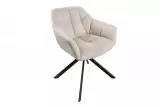 2SET jídelní židle PAPILLON šampaňská strukturovaná látka otočná 2SET jídelní židle PAPILLON šampaňská strukturovaná látka otočná