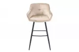 2SET barová židle EUPHORIA 100 CM šampaňská samet 2SET barová židle EUPHORIA 100 CM šampaňská samet