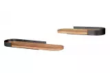 2SET police PURE NATUR 60/40 CM černá/masiv mango 2SET police PURE NATUR 60/40 CM černá/masiv mango