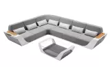 Zahradní 5 místná rohová souprava ONDA WHITE GREY
