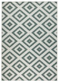 Kusový koberec Twin-Wendeteppiche 103131 grün creme – na ven i na doma - 200x290 cm